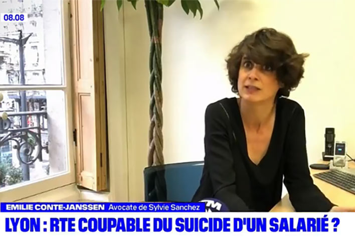 Lyon : après le suicide de son mari, elle veut faire reconnaître la responsabilité de son employeur.